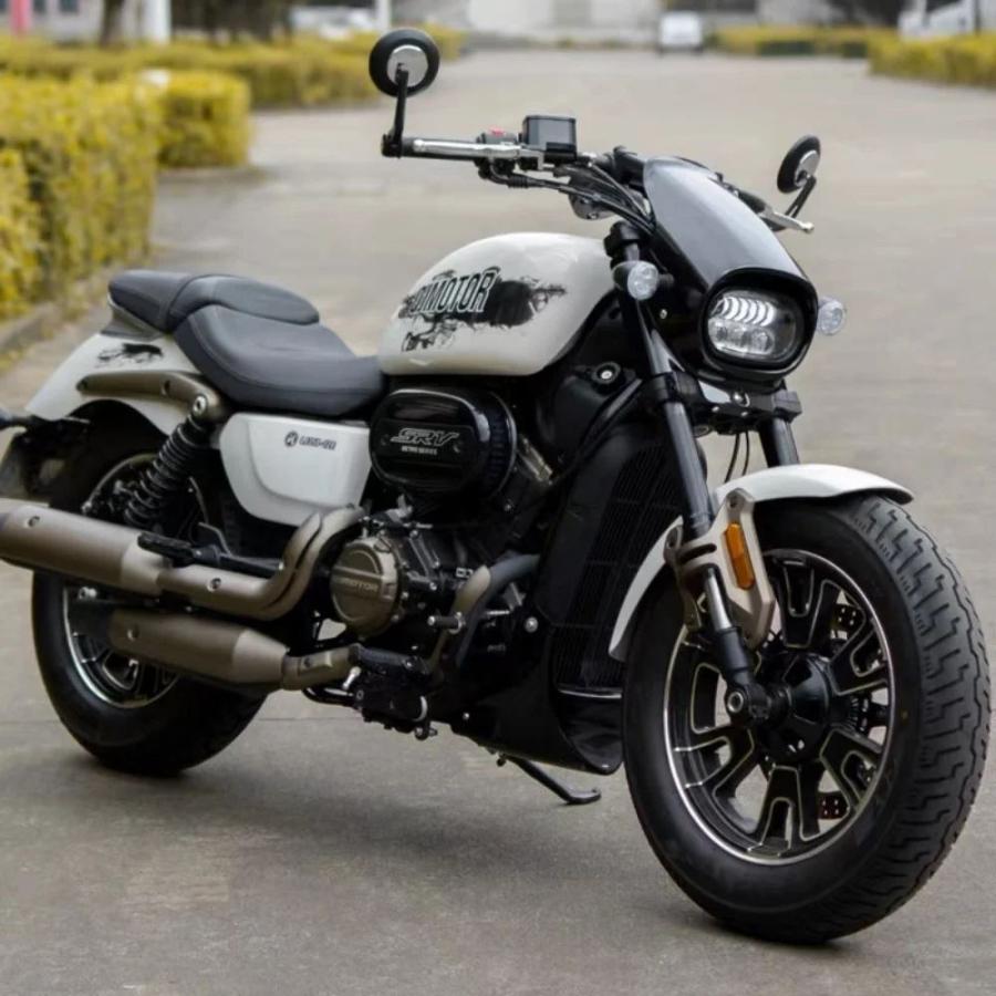 並行輸入品 QJMOTO SRV350 オリジナルヘッドライトカバーヘッドディフレクターカバー装飾ヘッドライトカバーアクセサリー_6