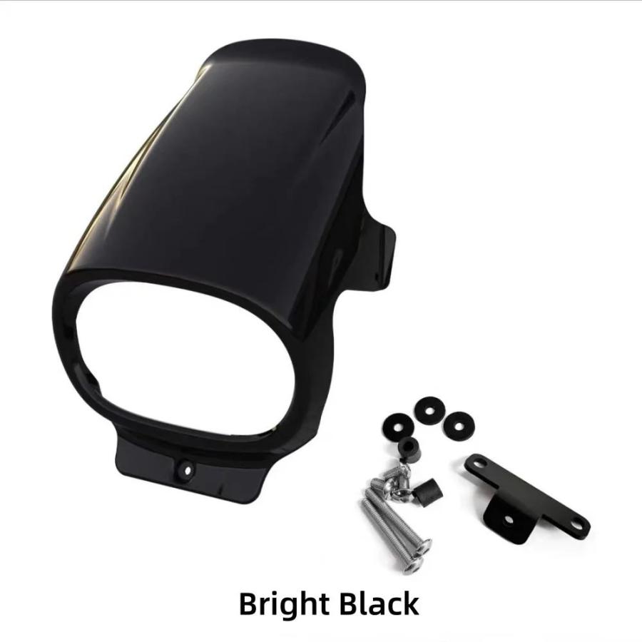 並行輸入品 QJMOTO SRV350 オリジナルヘッドライトカバーヘッドディフレクターカバー装飾ヘッドライトカバーアクセサリー_9