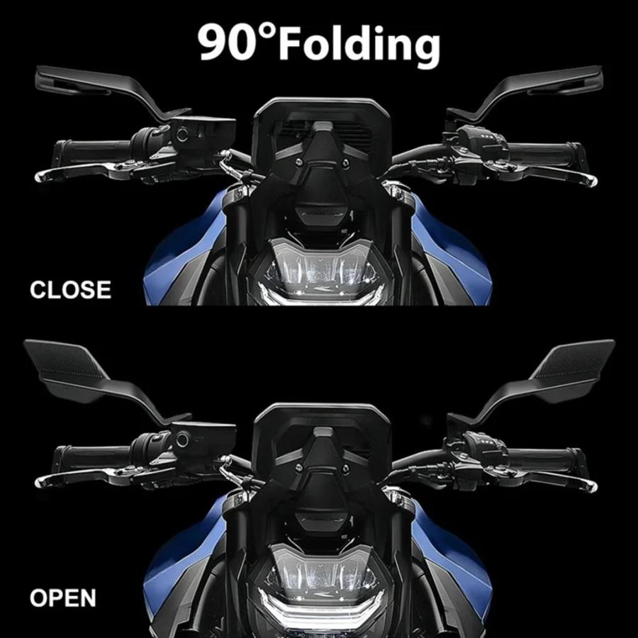 並行輸入品 バイク ACCESSORIES STEALTH MAX REARVIEW MIRROR ADJUSTABLE WINGLET MIRROR FOR BMW F900R F900XR F900 R CE 04 CEの画像