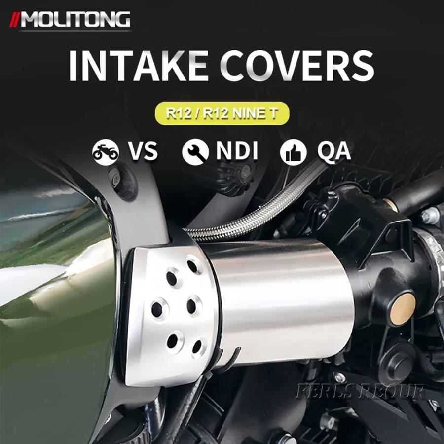 並行輸入品 BMW R12 / NINET 2024-2025用ステンレスエアインテーク