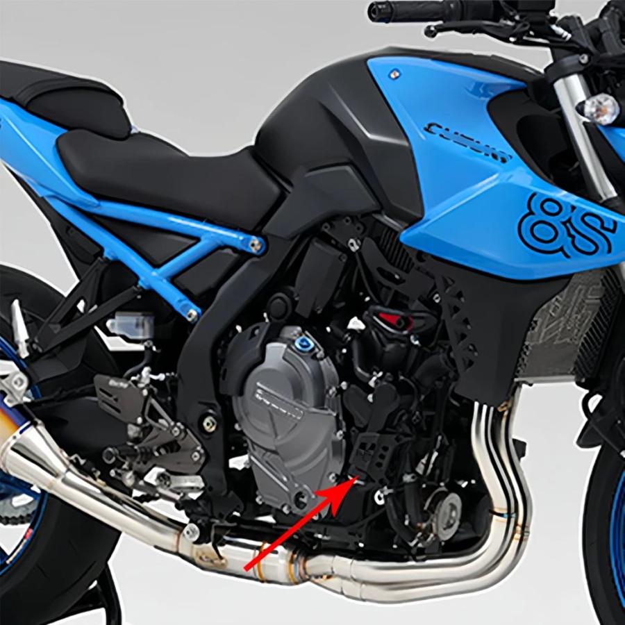 並行輸入品 バイクエンジン保護カバー スズキGSX-8S GSX-8R GSX 8S 8R V-STROM800 DE用落下防止カバーの画像