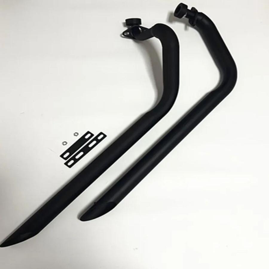 並行輸入品 バイク用ステンレスエキゾーストサイレンサー ヤマハビラーゴXV1100 XV750 S 傾斜カット 特殊_5
