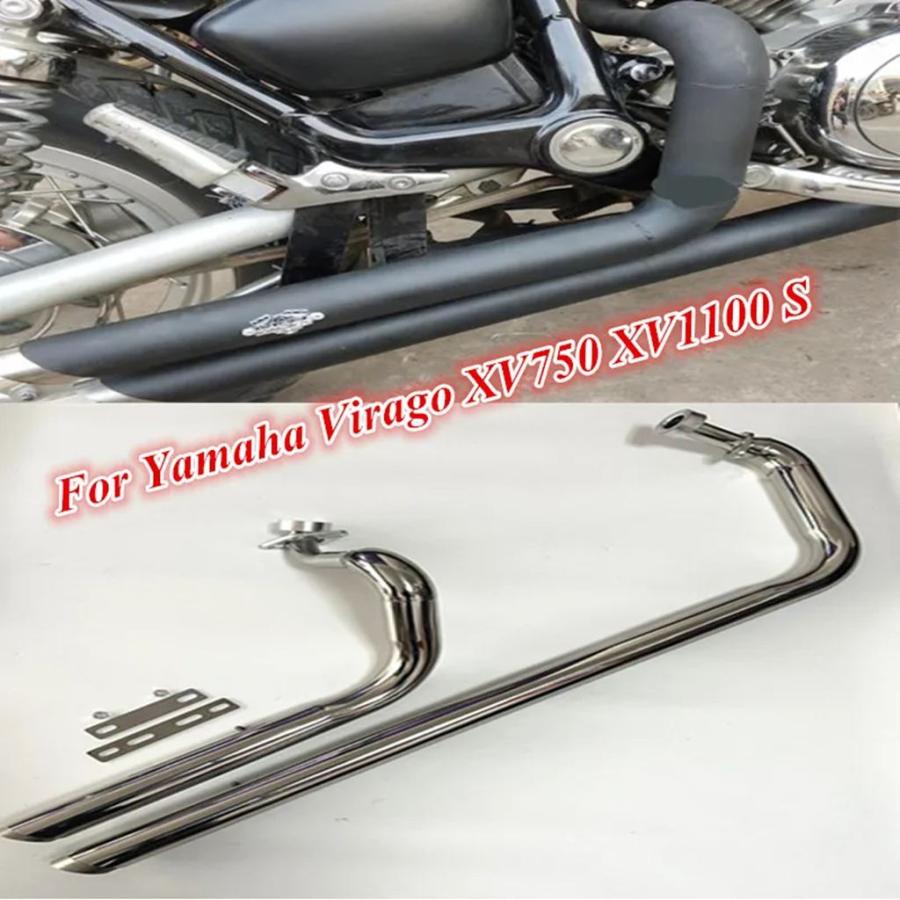 xv750e マフラー 並行輸入品 ヤマハビラーゴ XV750 XV1100 S スペシャルバイクマフラー