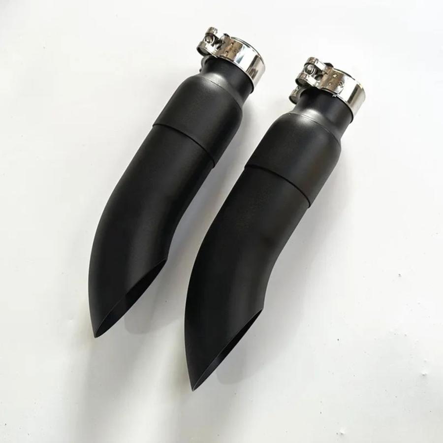 並行輸入品 インディアンスカウトボバー排気カスタムテールセクション用 触媒フィルター付きスラントカット排気アクセサリー_6