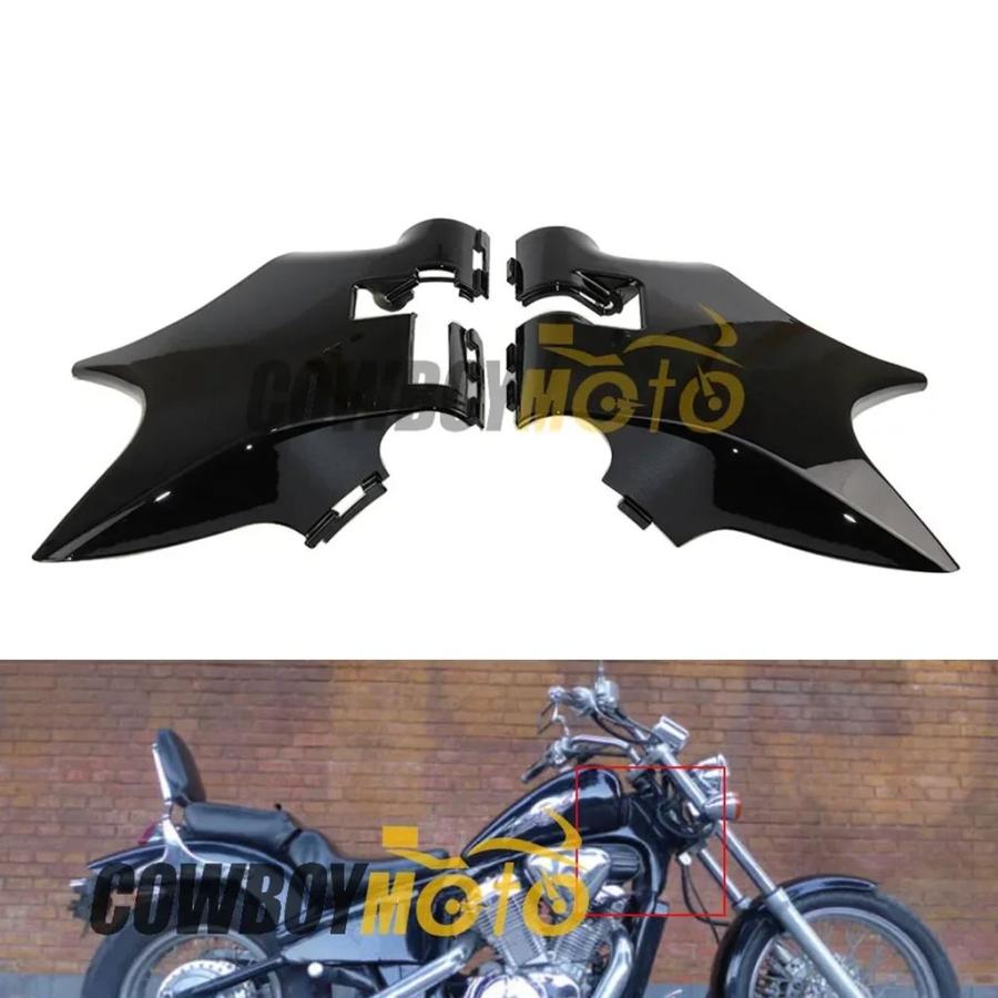 並行輸入品 フレームネックカバー カウルワイヤーカバー サイドフレームガード ホンダ シャドウ VT 600 VLX 600 STEED 400 1988-