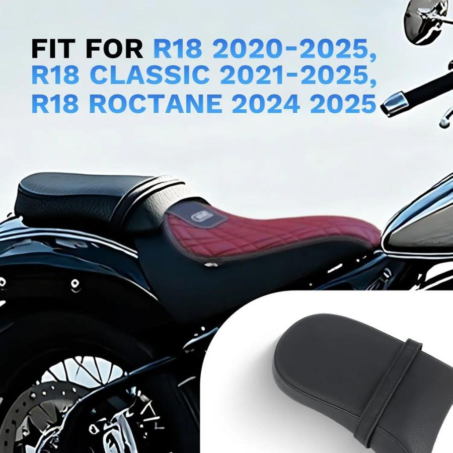 並行輸入品 合成革クッションパッド パッセンジャーシート BMW R18 2020-2025 R18 CLASSIC 2021-2025 R18 ROCTANE 2024 2025用