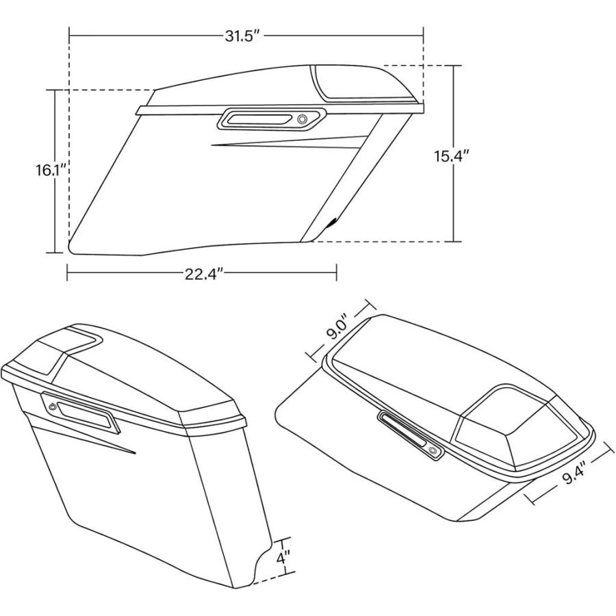 並行輸入品 ハーレーソフテイルファットボーイ2014-2025年式バイク用