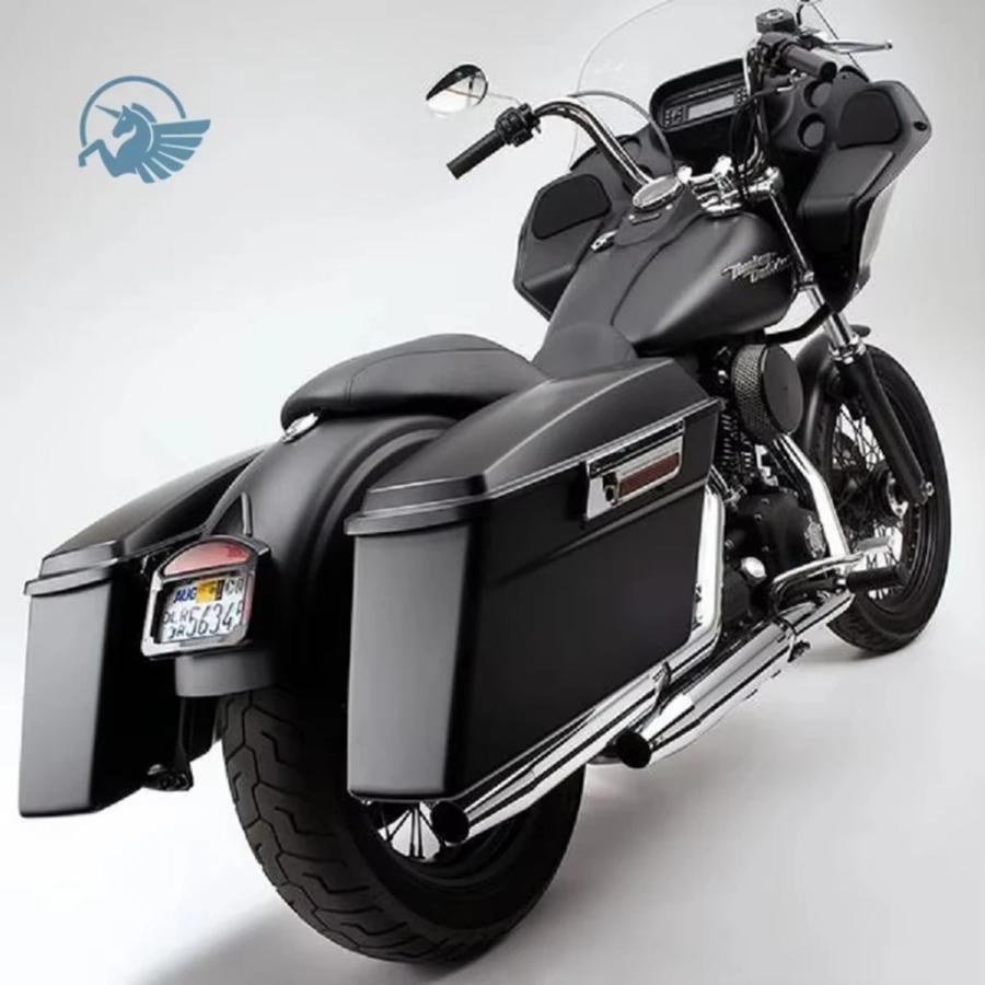 並行輸入品 ハーレーダビッドソン ツーリング CVO 1994-2013 ロードキング ストリート ウルトラ グライド ABS ハードサドルバッ_4