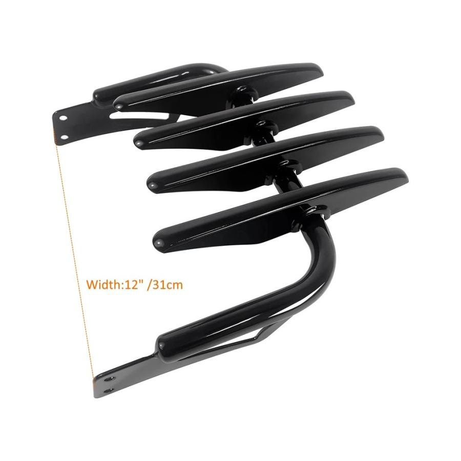 並行輸入品 乗用バイクリアバックレストシーシーバーキャリア付きハーレーファットボーイ 2018-2025 ブレイクアウト CVO_7