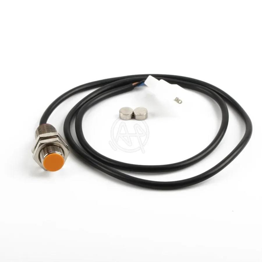 並行輸入品 バイク用LCDデジタルランニング距離計 12V スピード計 タコメーター 温度計 燃料計 バイク水準器_4