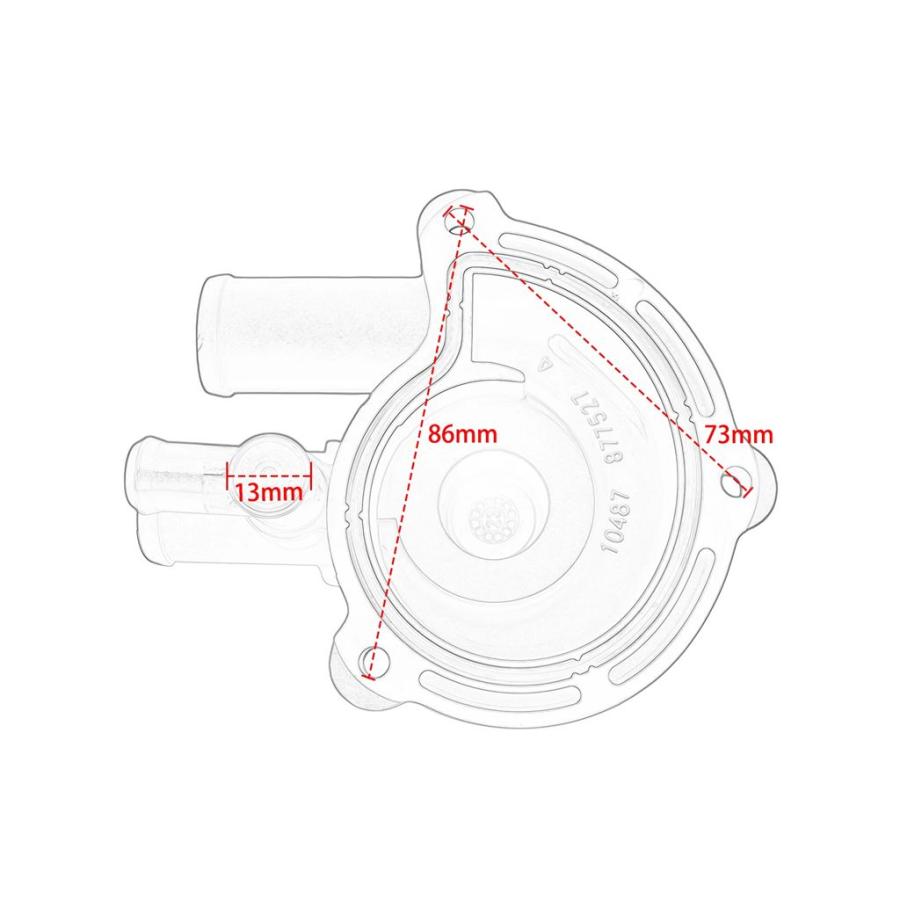 並行輸入品 バイク部品右エンジンカバーエンジン保護 MALAGUTI MADISON 3 250 2006-2009 RS RESTYLING 250 2004-2004_5