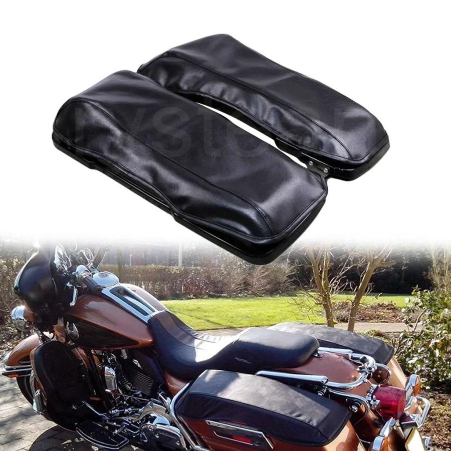 並行輸入品 ハーレー用ハードサドルバッグ 蓋カバー ハーレーツーリング FLT FLHT FLHTCU FLHRC ELECTRA STREET GLIDE ROAD KING_1
