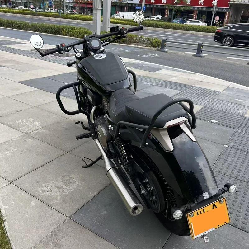 並行輸入品 バイクリアアームレストサポートカスタムアクセサリー Benda Rock 300 BD300用 バイクリアハンドレール