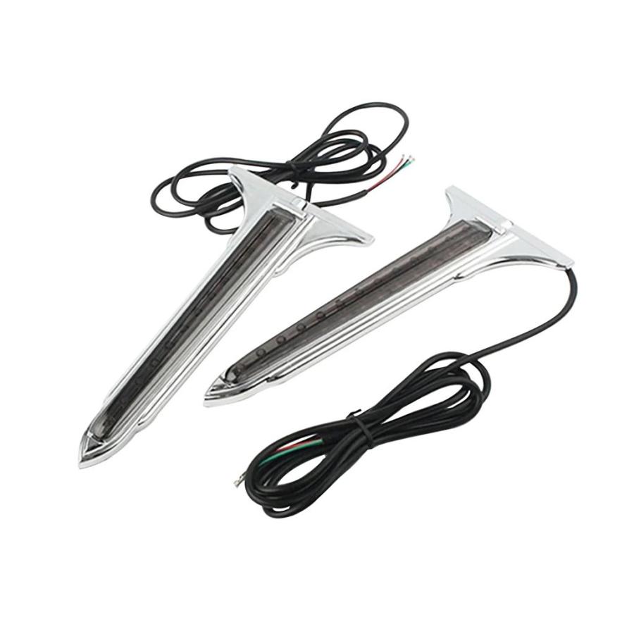 並行輸入品 REAR LED SADDLEBAG ACCENTS LIGHTS RUN BRAKE TAIL LIGHT +SMOKE LENS FIT FOR ハーレー TOURING ROAD STREET GLIDE