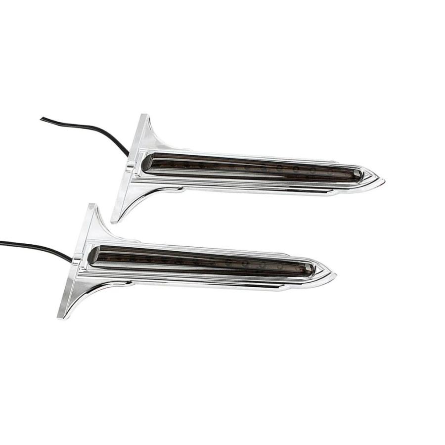 並行輸入品 REAR LED SADDLEBAG ACCENTS LIGHTS RUN BRAKE TAIL LIGHT +SMOKE LENS FIT FOR ハーレー TOURING ROAD STREET GLIDE