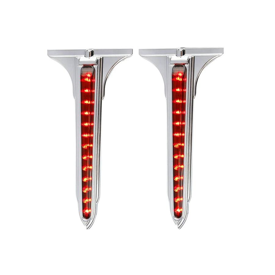 並行輸入品 REAR LED SADDLEBAG ACCENTS LIGHTS RUN BRAKE TAIL LIGHT +SMOKE LENS FIT FOR ハーレー TOURING ROAD STREET GLIDE