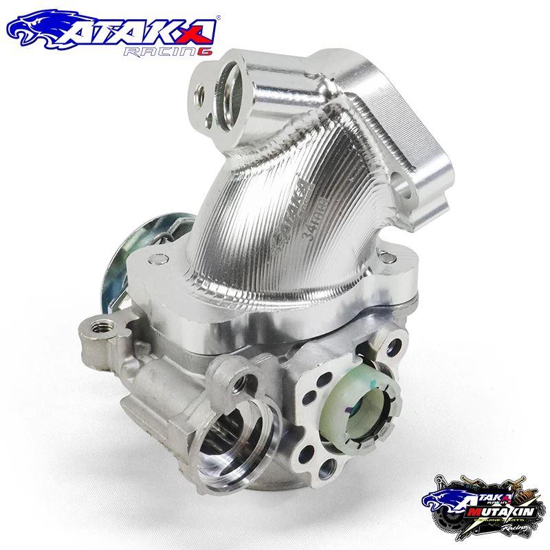 並行輸入品 ATAKA バイク用CNCスロットルボディ 改良型ウェーブテクスチャ インテークマニホールド ヤマハ NMAX155 Nmax155 NVX