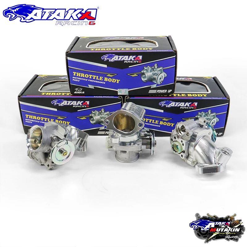 並行輸入品 ATAKA バイク用CNCスロットルボディ 改良型ウェーブテクスチャ インテークマニホールド ヤマハ NMAX155 Nmax155 NVX