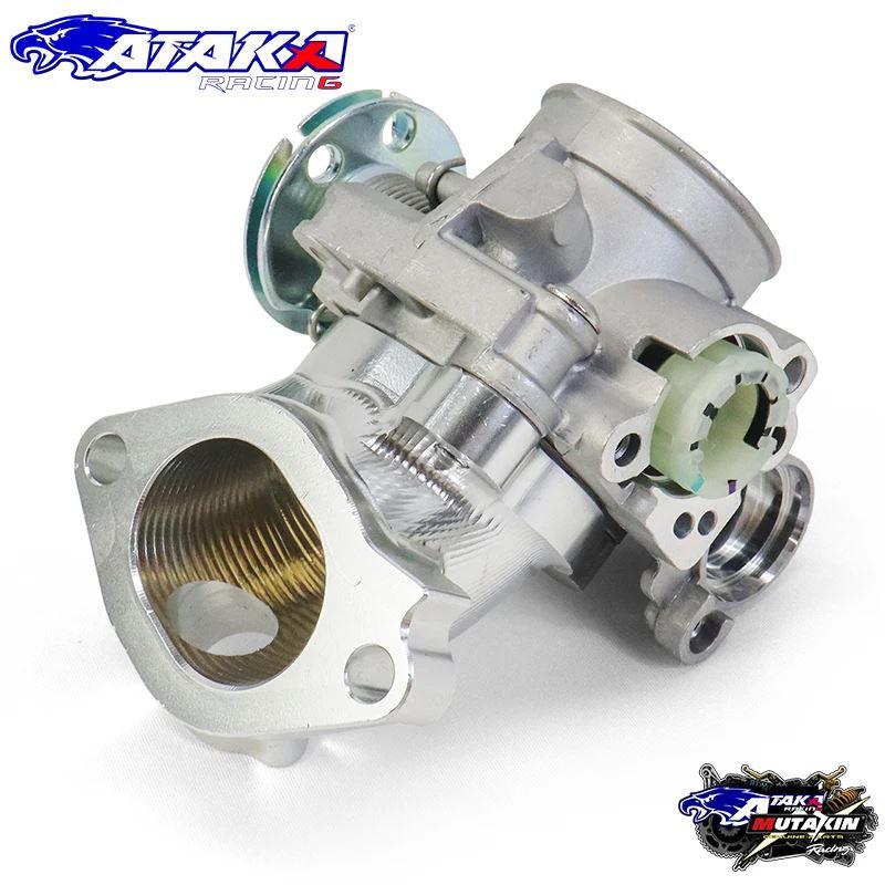 並行輸入品 ATAKA バイク用CNCスロットルボディ 改良型ウェーブテクスチャ インテークマニホールド ヤマハ NMAX155 Nmax155 NVX