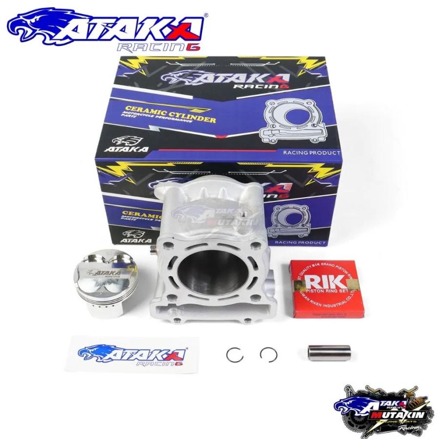 並行輸入品 ATAKA セラミックシリンダーブロック Y16ZR R15 SNIPER 155 AEROX V1 V2 NMAX 155 2016-現在用 62MM/63MM/65MM/70MM/