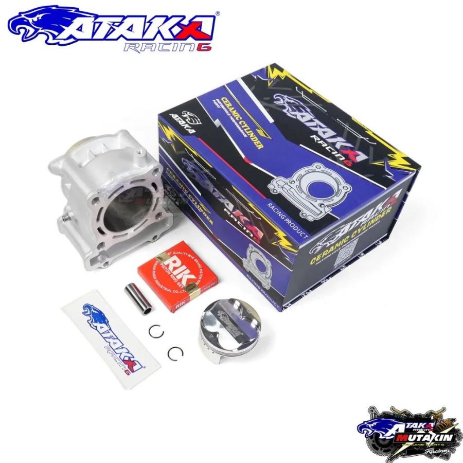 並行輸入品 ATAKA セラミックシリンダーブロック Y16ZR R15 SNIPER 155 AEROX V1 V2 NMAX 155 2016-現在用 62MM/63MM/65MM/70MM/