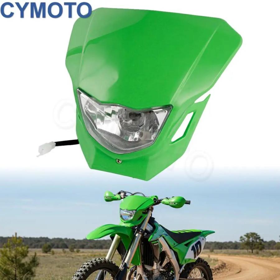 並行輸入品 バイクヘッドライトヘッドランプアセンブリエンデューロアクセサリーカワサキ KLX KX KX-F KLX110 KLX140 KLX230 KX2
