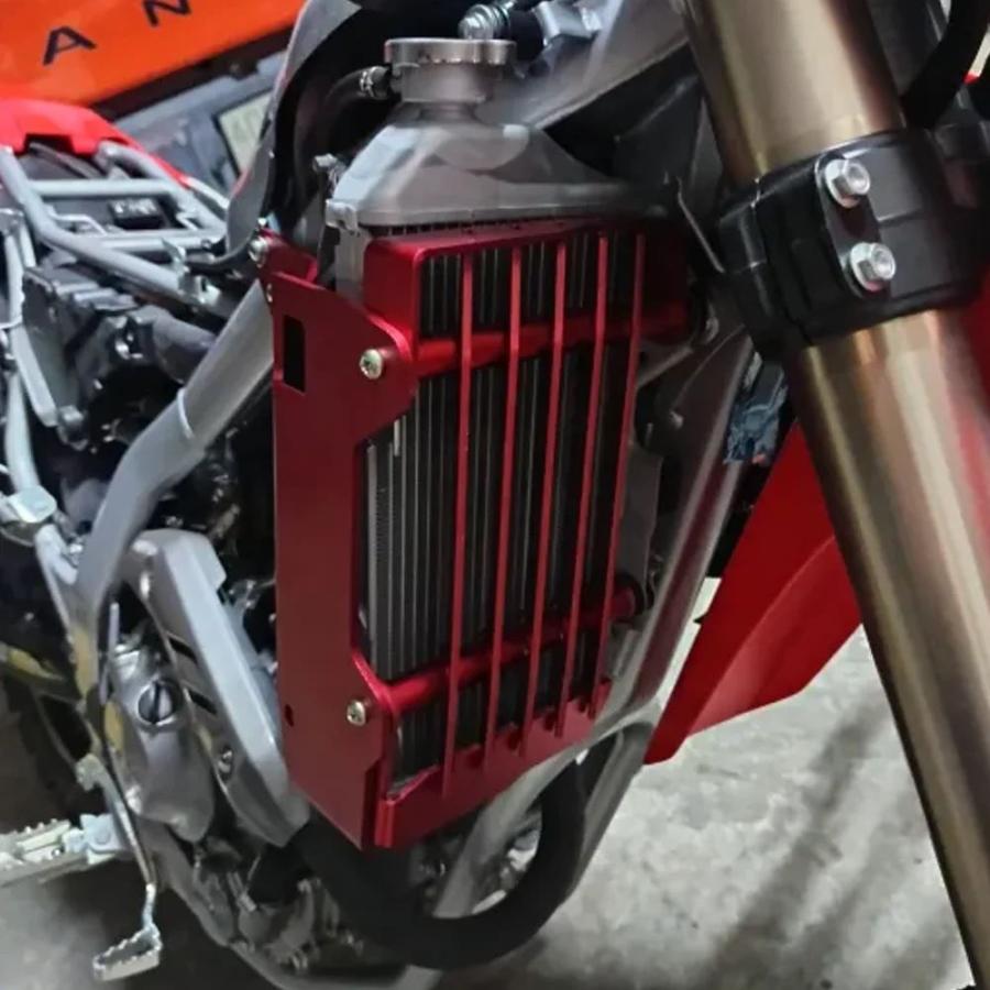 並行輸入品 バイクタンク保護カバーフロントサイドウォータータンクラジエーターグリルガードプロテクターホンダ CRF300L CRF 30_6