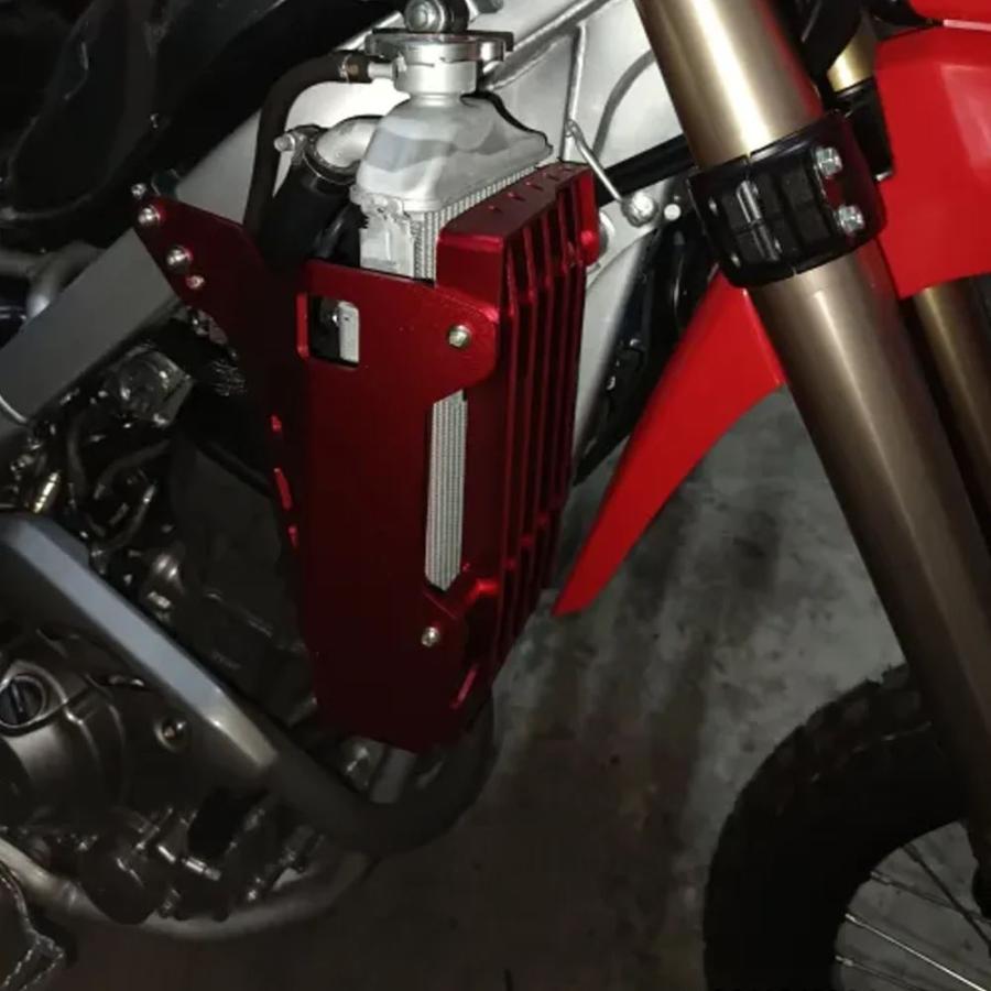 並行輸入品 バイクタンク保護カバーフロントサイドウォータータンクラジエーターグリルガードプロテクターホンダ CRF300L CRF 30_7