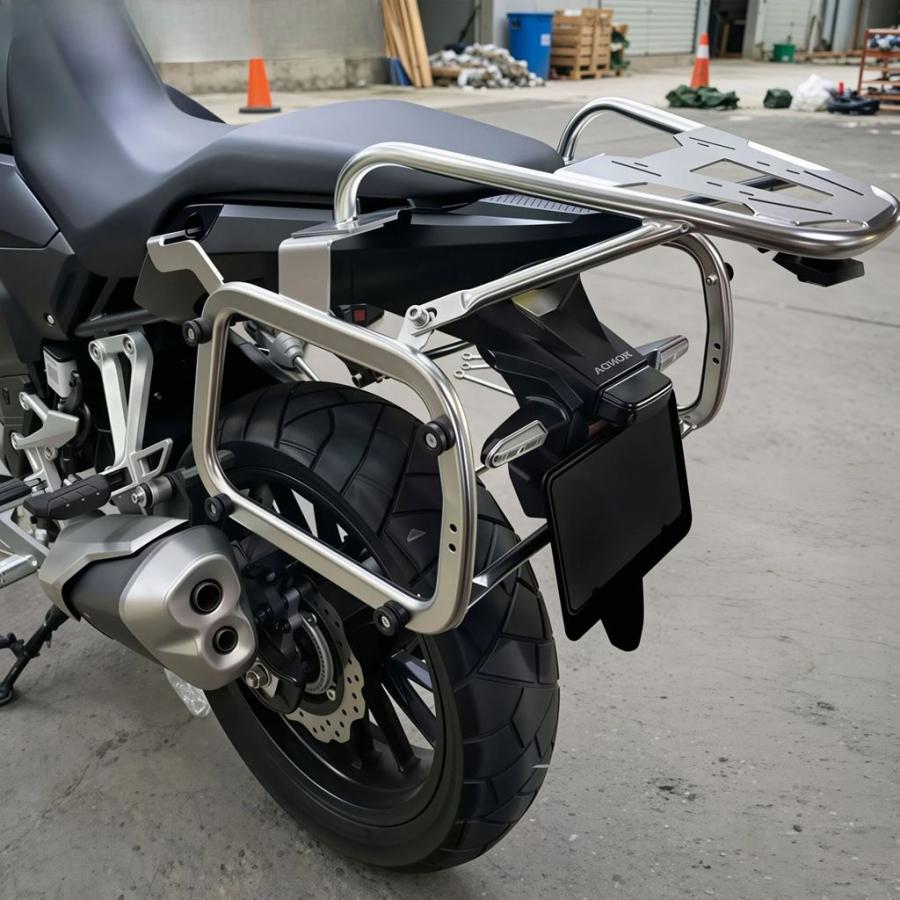 並行輸入品 ホンダCB500X 400X CB500X CB400X 2012-2024 NX500 2024用 パニアラック ステンレス サドルバッグブラケット