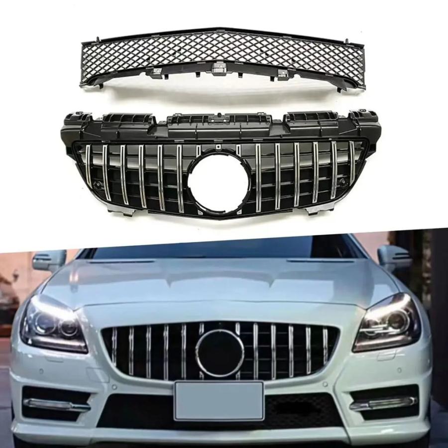 並行輸入品 フロントインレットグリルGTスタイル メルセデスベンツ