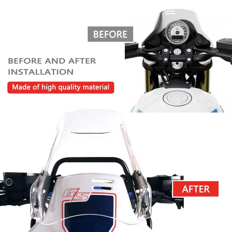 並行輸入品 BMW R12GS R12 GS R 12 G/S 2025 2026 バイク用アクセサリー ウインドスクリーン エアデフレクター_9