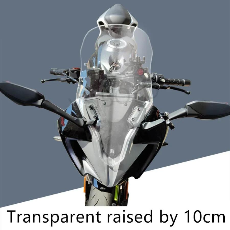 並行輸入品 バイクフロントガラスフロントガラス肥厚胸プロテクターゴーグル防雨ボード CFMOTO CF250SR CF 250SR_7