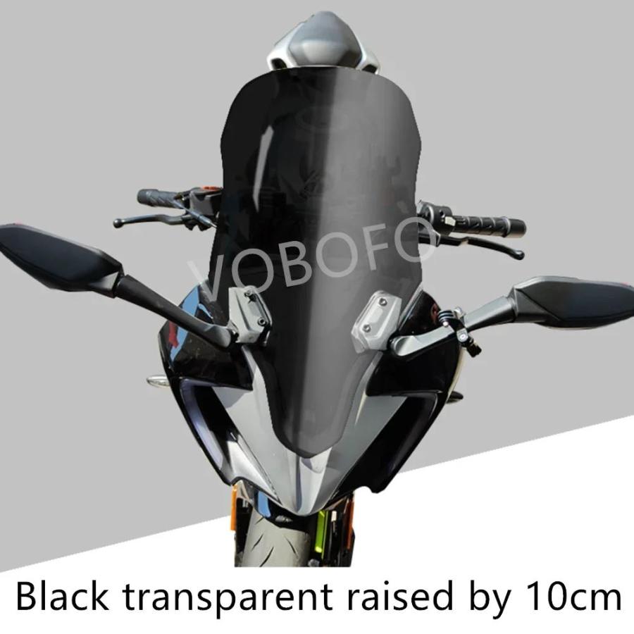 並行輸入品 バイクフロントガラスフロントガラス肥厚胸プロテクターゴーグル防雨ボード CFMOTO CF250SR CF 250SR_9