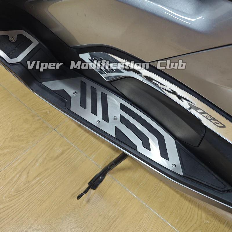 並行輸入品 ホンダ PCX125 PCX160 pcx 125 pcx 160 フットペダルノンスリップステンレスフットパッド 2021 2022 2023_4