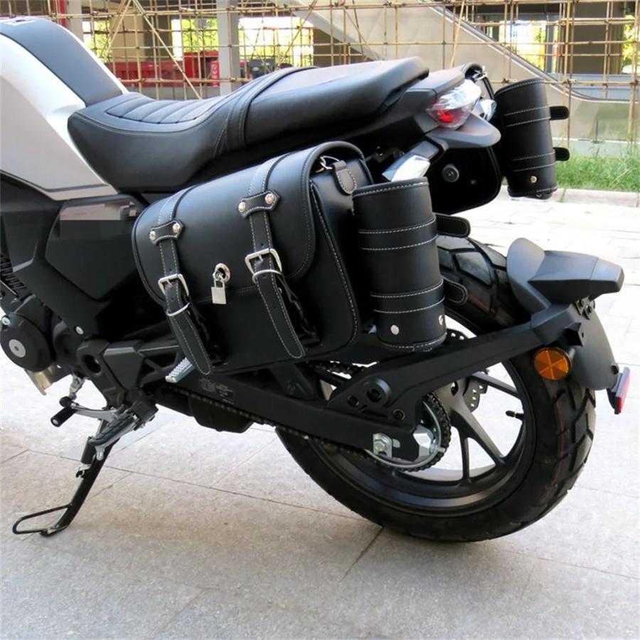 並行輸入品 ホンダ CBF190TR エッジバッグ キャンバスバッグ サイドハンギングバッグ エッジボックス クイックリリース_5