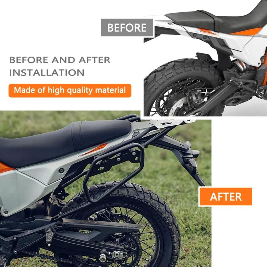 並行輸入品 KTM 390 ADVENTURE R X 2025 2026 390 ADV X R バイク用サドルバッグサポートラック_7