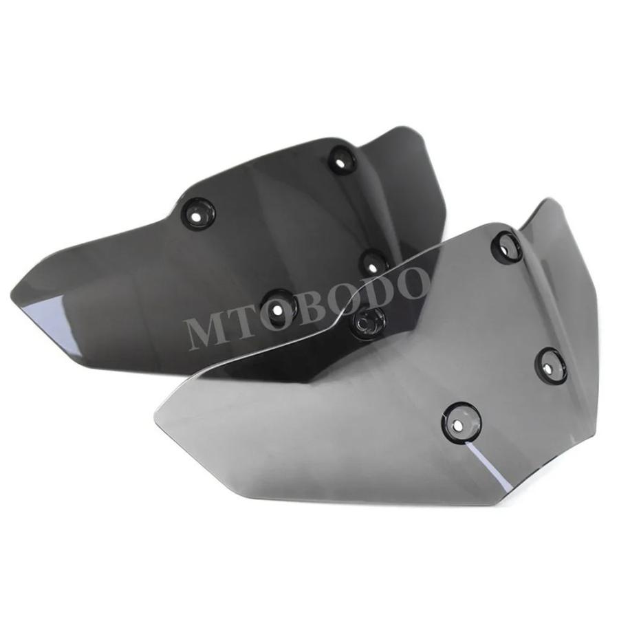 並行輸入品 バイクフロントガラスウインドシールドウインドシールドディフレクター胸部保護ディフレクターヤマハ MT-07 MT07 MT0_8