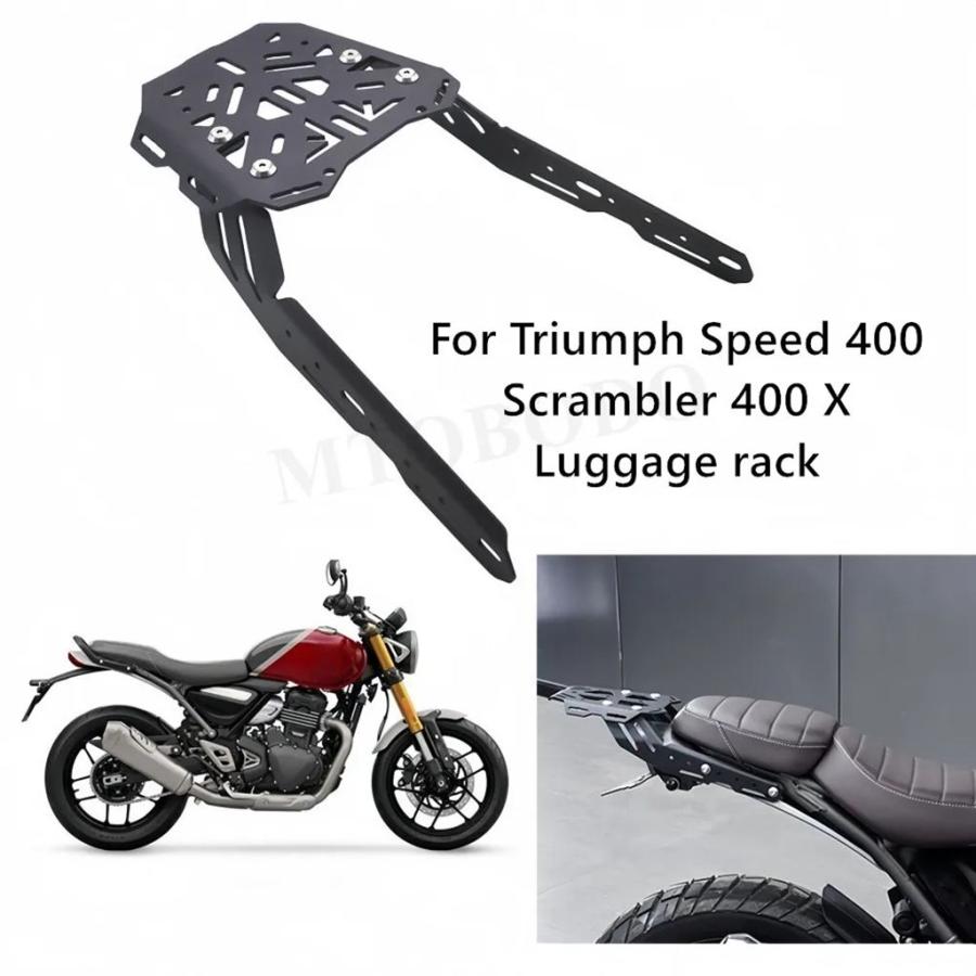 並行輸入品 トライアンフスピード400スクランブラー400X用リアラゲッジバイク_2
