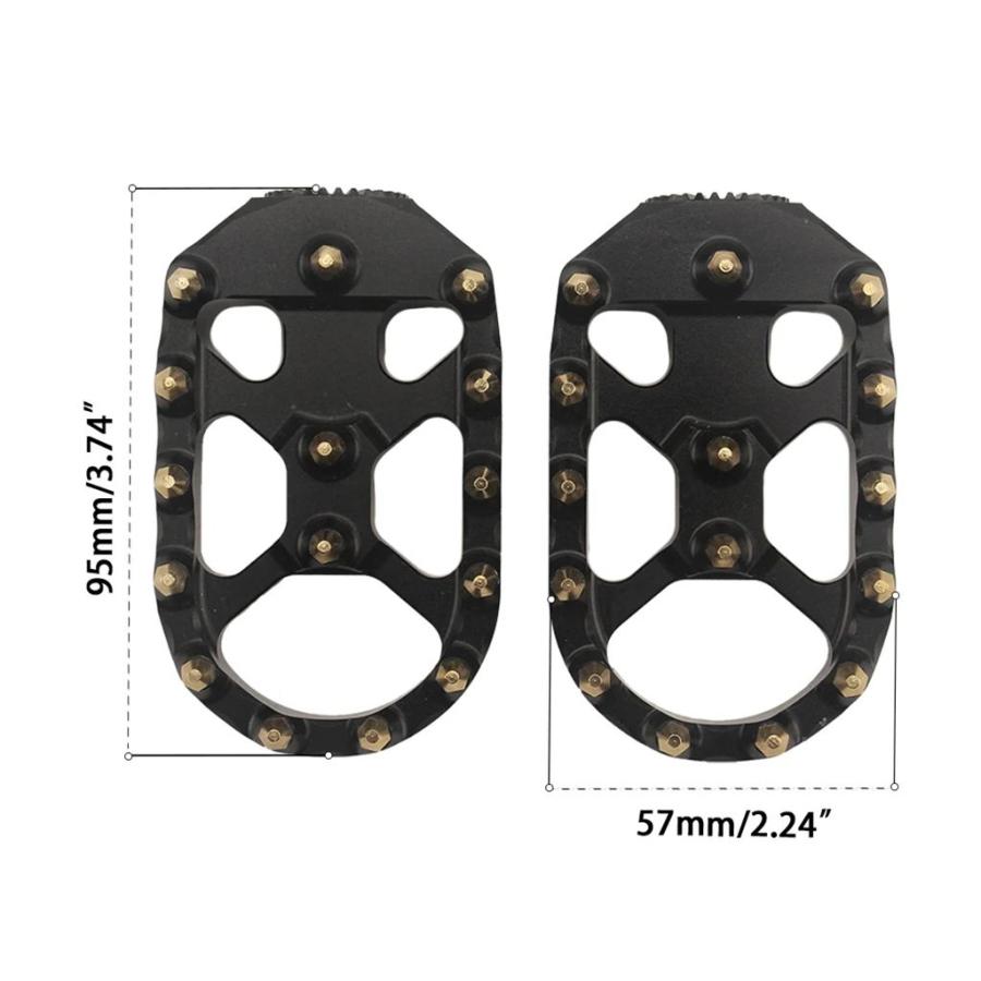 並行輸入品 バイク用滑り止めライダーフロントフットペグフットペグレストペダル ドゥカティ SCRAMBLER フルスロットルアイコン_11