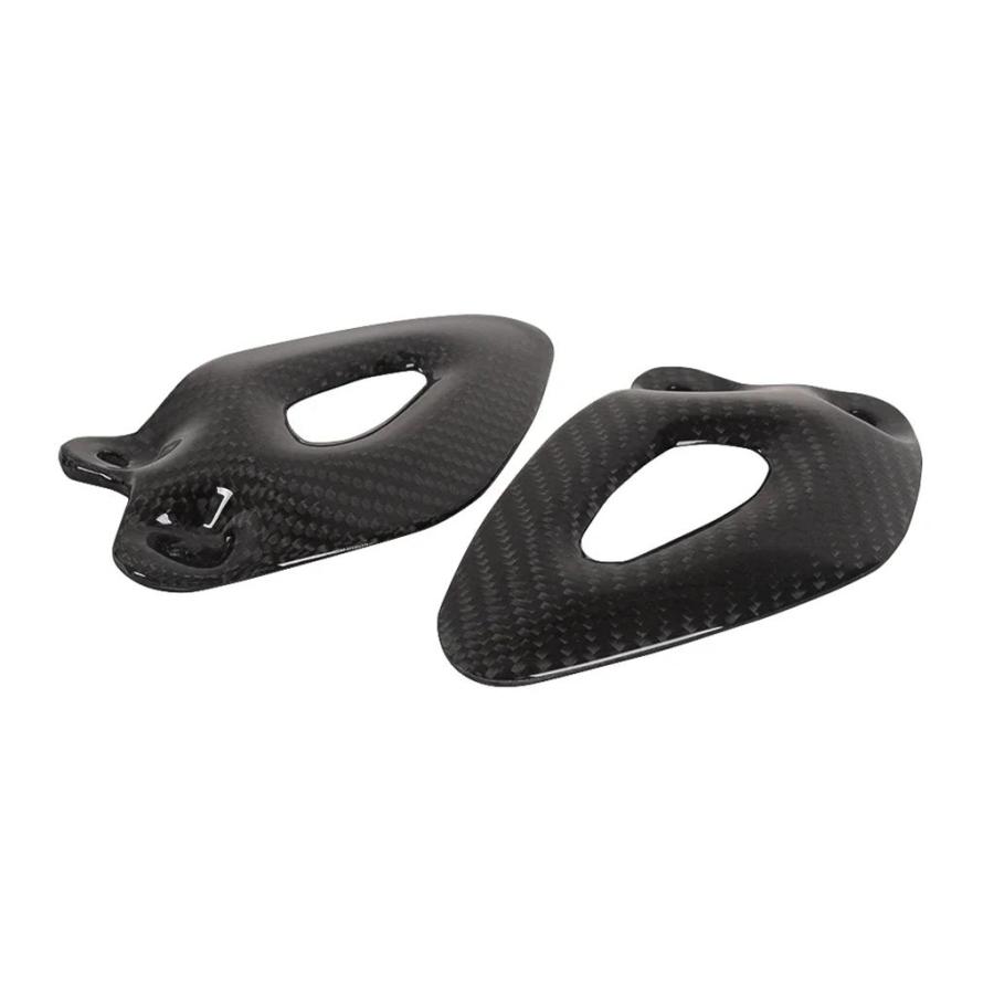 並行輸入品 バイクヒールガード 100% カーボングロスリアセットプレートフットペグプロテクタートライアンフロケット III ロケッ_4