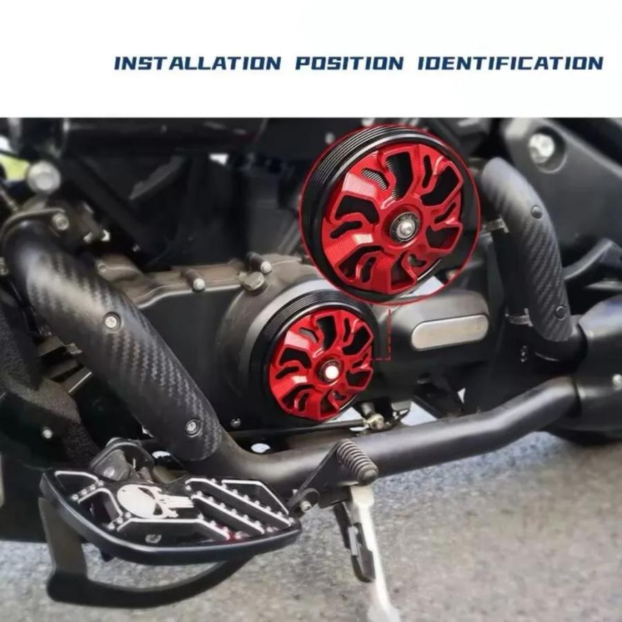 並行輸入品 ベンダダークフラッグ 500 バイクエンジン電磁カバー回転カバー装飾カバーアクセサリー_6