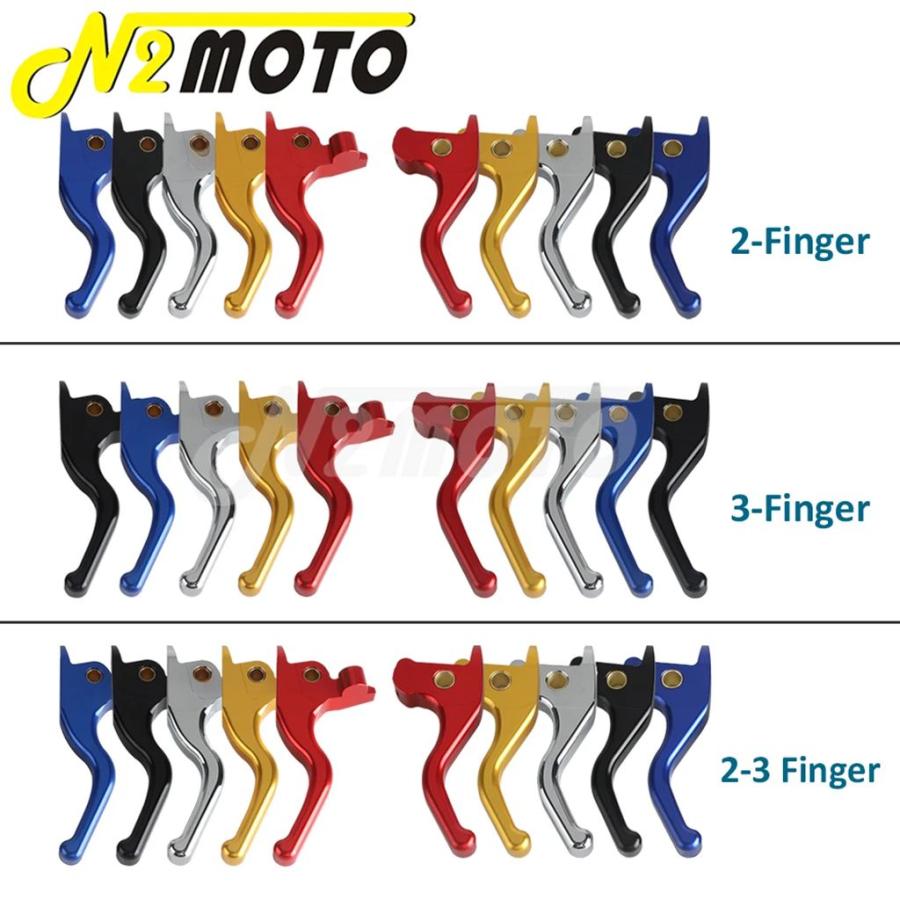 【並行輸入品】ハーレー用ブレーキクラッチレバー ハーリーツーリングロードグライドスペシャル 2-3フィンガーコントロール fltrxs fltrx fltru fltruse 201_19