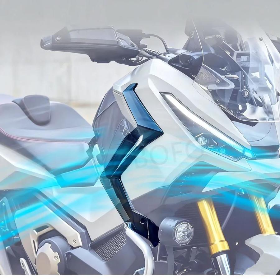 並行輸入品 バイク造パーツ サイドウィンドディフレクター サイドウィンドシールド レッグガードプロテクター ホンダ 750 750 X_5