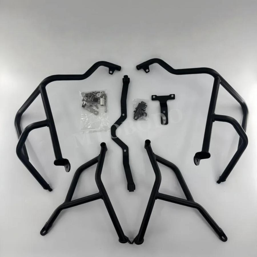 並行輸入品 モトモリーニ X-Cape 1200 2026 バイク造用 クラッシュバー 上下エンジンガード タンク保護フレーム 転倒防止パーツ_6