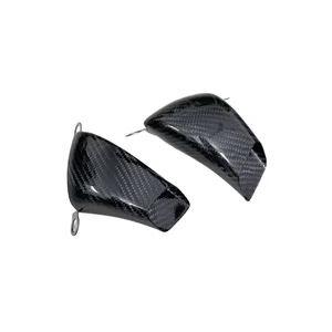 並行輸入品 トライアンフ スピードトリプル 1050 S R RS 2005-2020 100% カーボン バイク フロントブレーキ エアダクト キャリパ_6