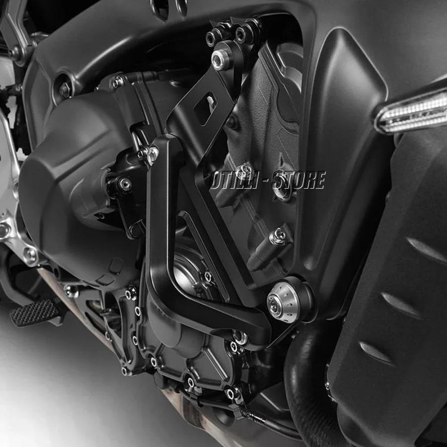 並行輸入品 ヤマハ MT-09 SP トレーサー9 GT 2025/2024 XSR 900用 MT09新型エンジン保護ガード クラッシュバー_4