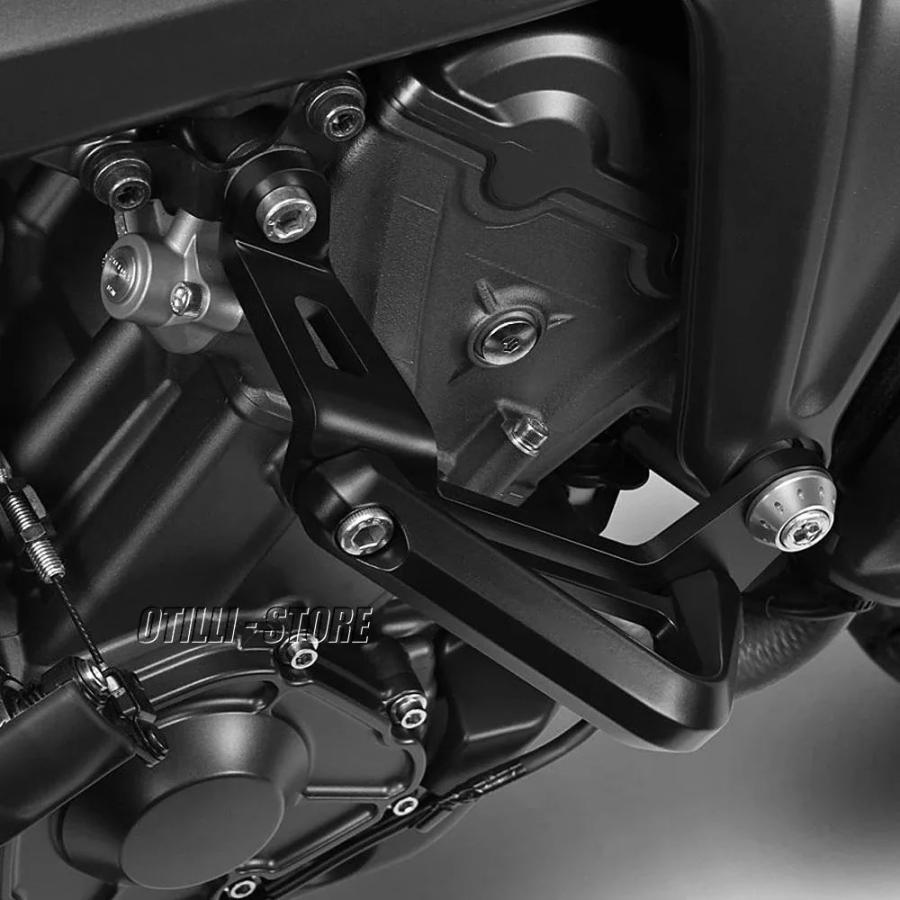並行輸入品 ヤマハ MT-09 SP トレーサー9 GT 2025/2024 XSR 900用 MT09新型エンジン保護ガード クラッシュバー_5