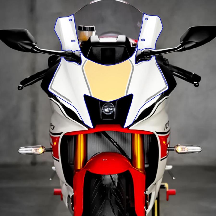 並行輸入品 傷防止 目見え保護フィルム バイク保護フィルム ペイント ヤマハYZF-R7 R7 R7 2022 2023 2024_9
