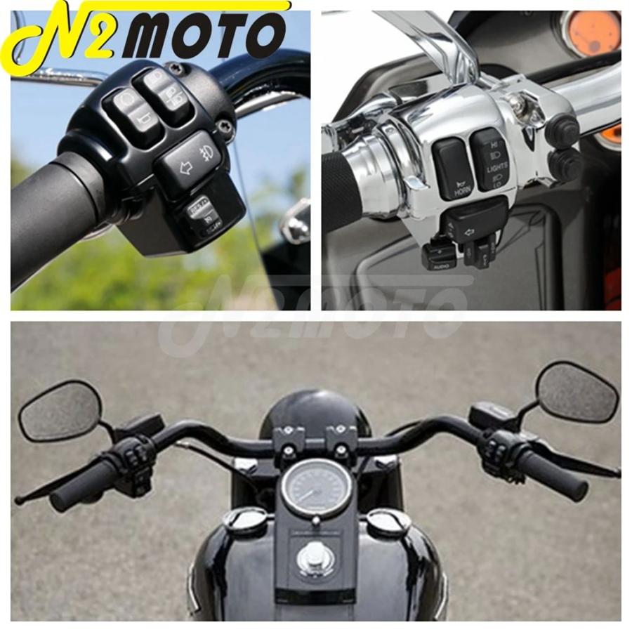 並行輸入品】バイクハンドルバークルーズコントロールスイッチ配線 
