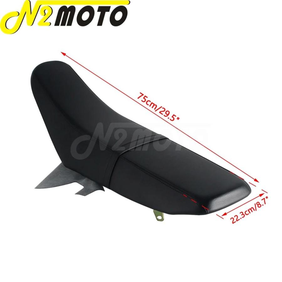 並行輸入品】KLX250 バイクシート Balck 運転席助手席クッションダート